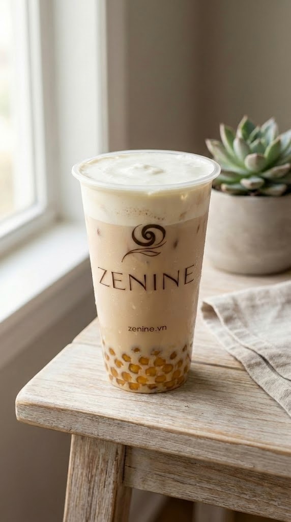 Trà Sữa Lài Kem Mây